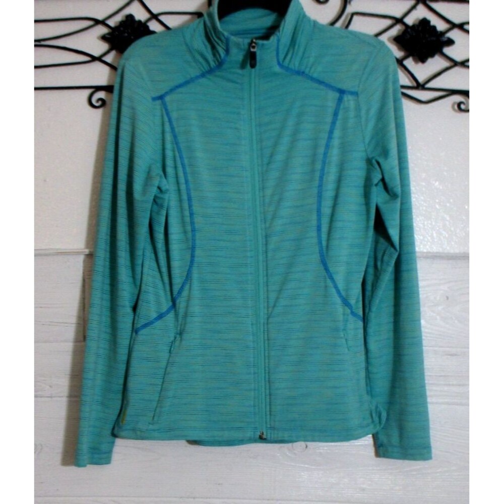 Lole Women's Top Size M Long Sleeve Teal Round Neck